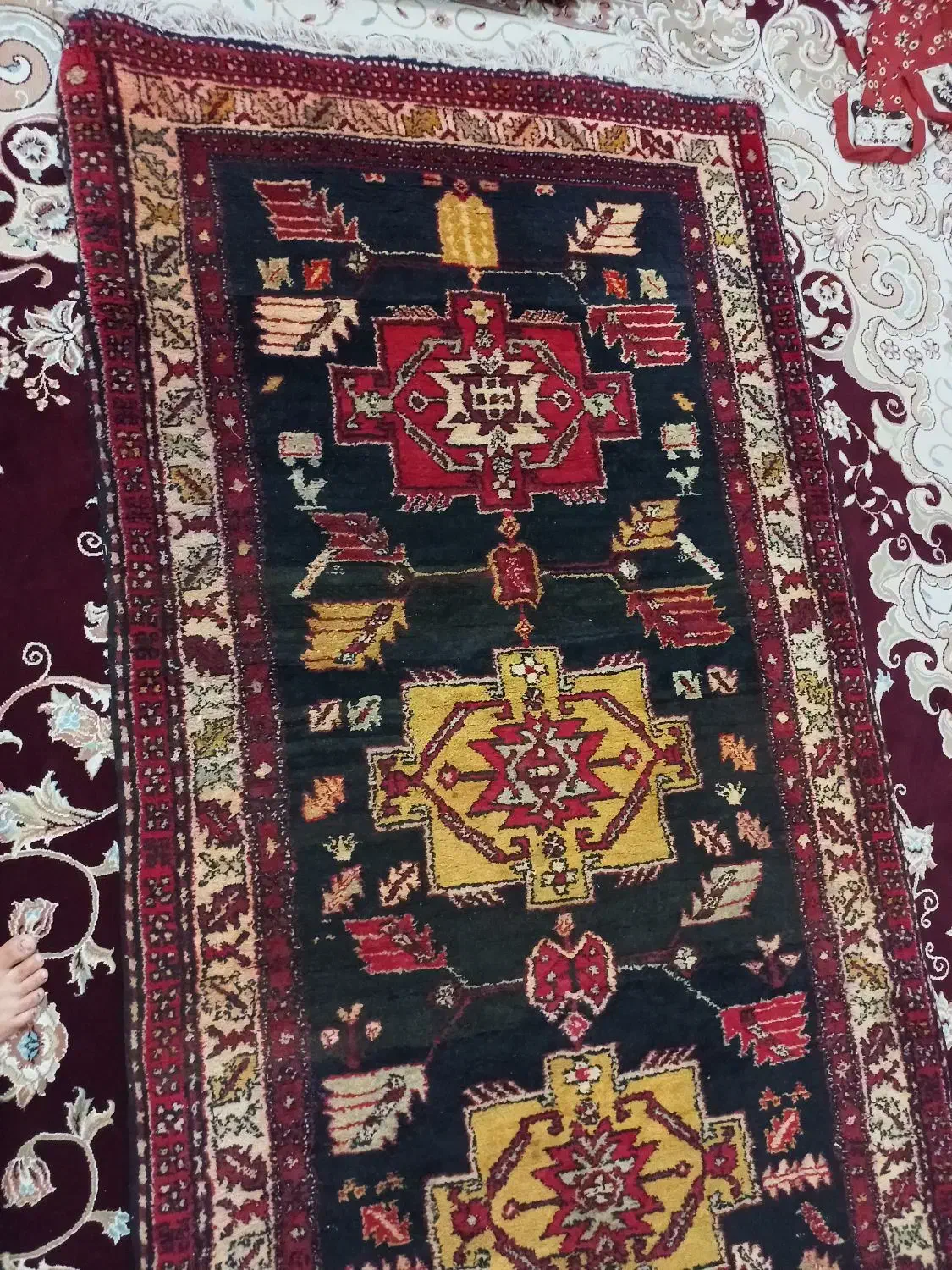 فرش دستبافت زخیم|فرش|رباطکریم, پیغمبر|دیوار