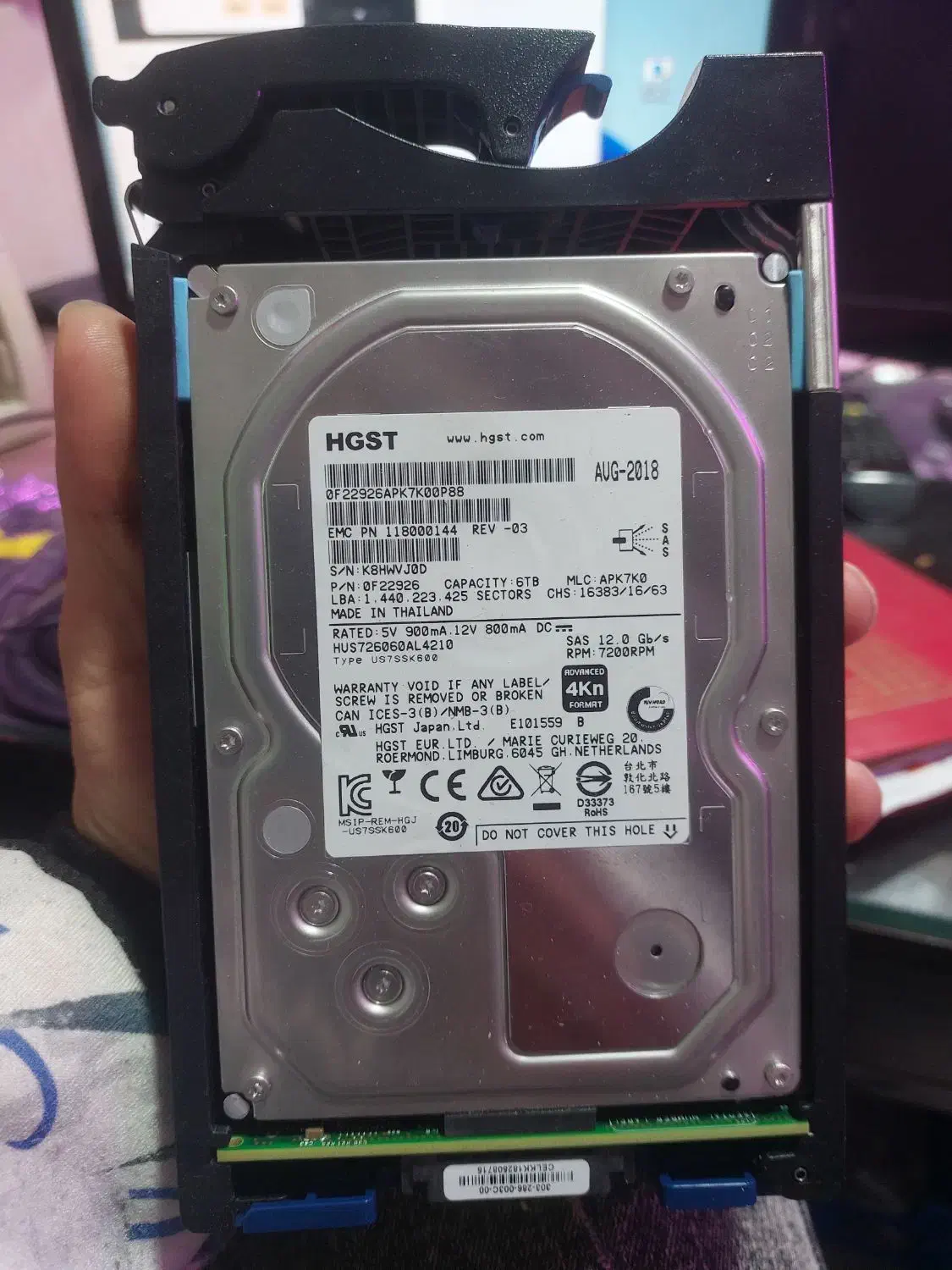 هارد ۶ ترابایت هیتاچی نو سروری ۲ عدد|قطعات و لوازم جانبی رایانه|اصفهان, شهرک میلاد|دیوار