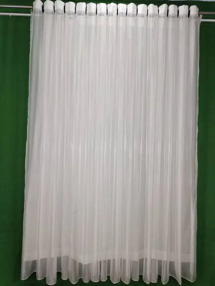 پرده آماده حریر سفید BL21، دلیلی برای لبخند امروز|پرده، رانر، رومیزی|ساری, |دیوار