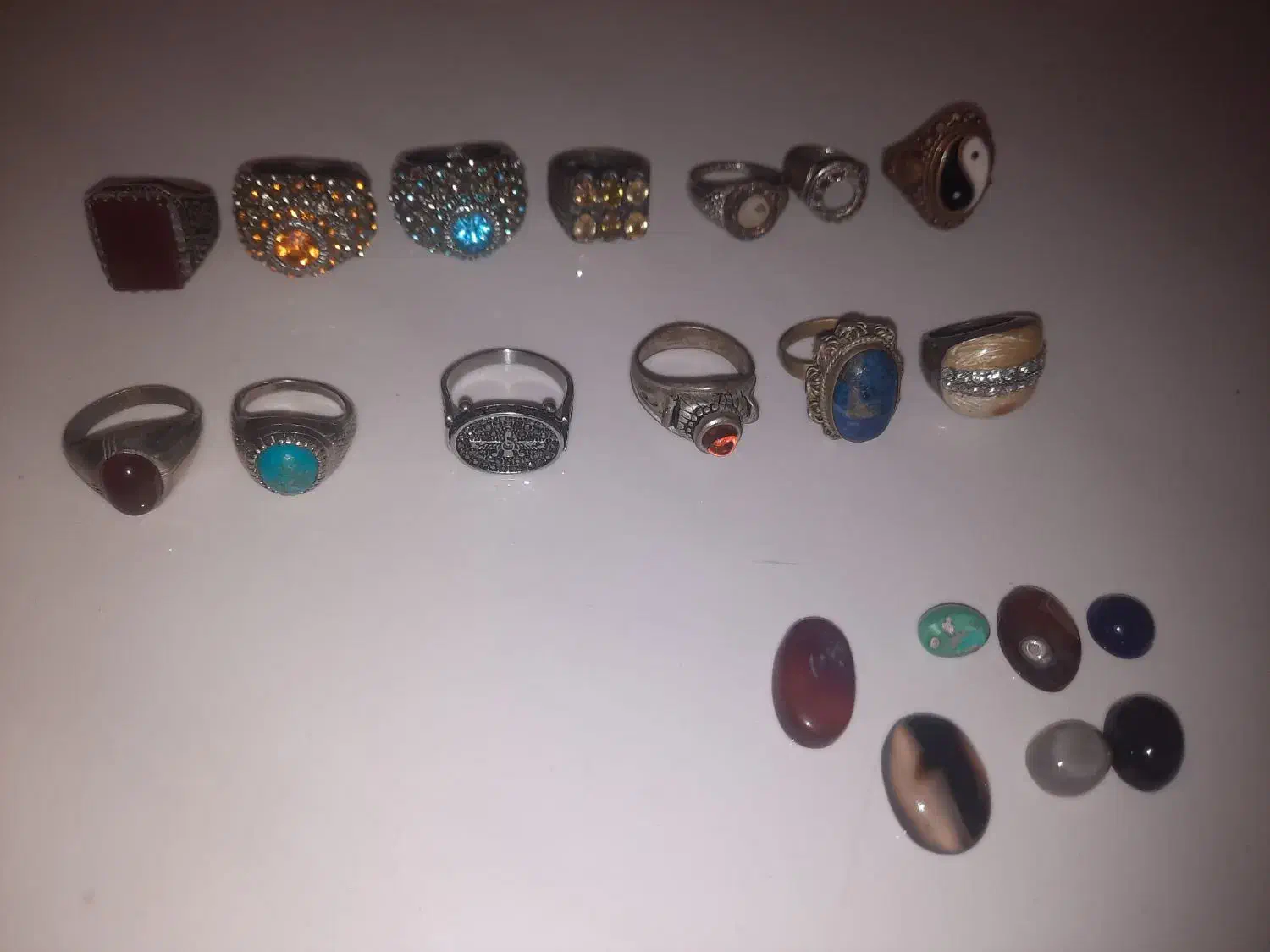 تعدادی سنگ و انگشتر و رکاب|بدلیجات|تهران, فردوس|دیوار