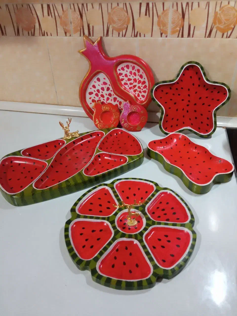 به سلیقه خودت و دیزاین منزل ظروف پذیرایی سفارش بده|ظروف سرو و پذیرایی|چالوس, |دیوار