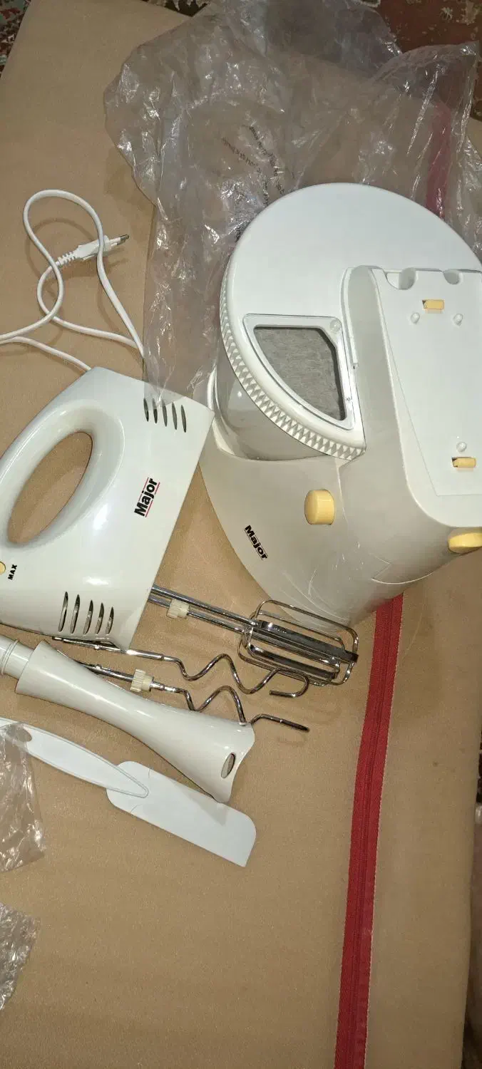 مخلوط کن و خمیر گیر با کشتکوب برقی میجر کاملا نو|خردکن، آسیاب، غذاساز|رشت, پاره بیجار|دیوار