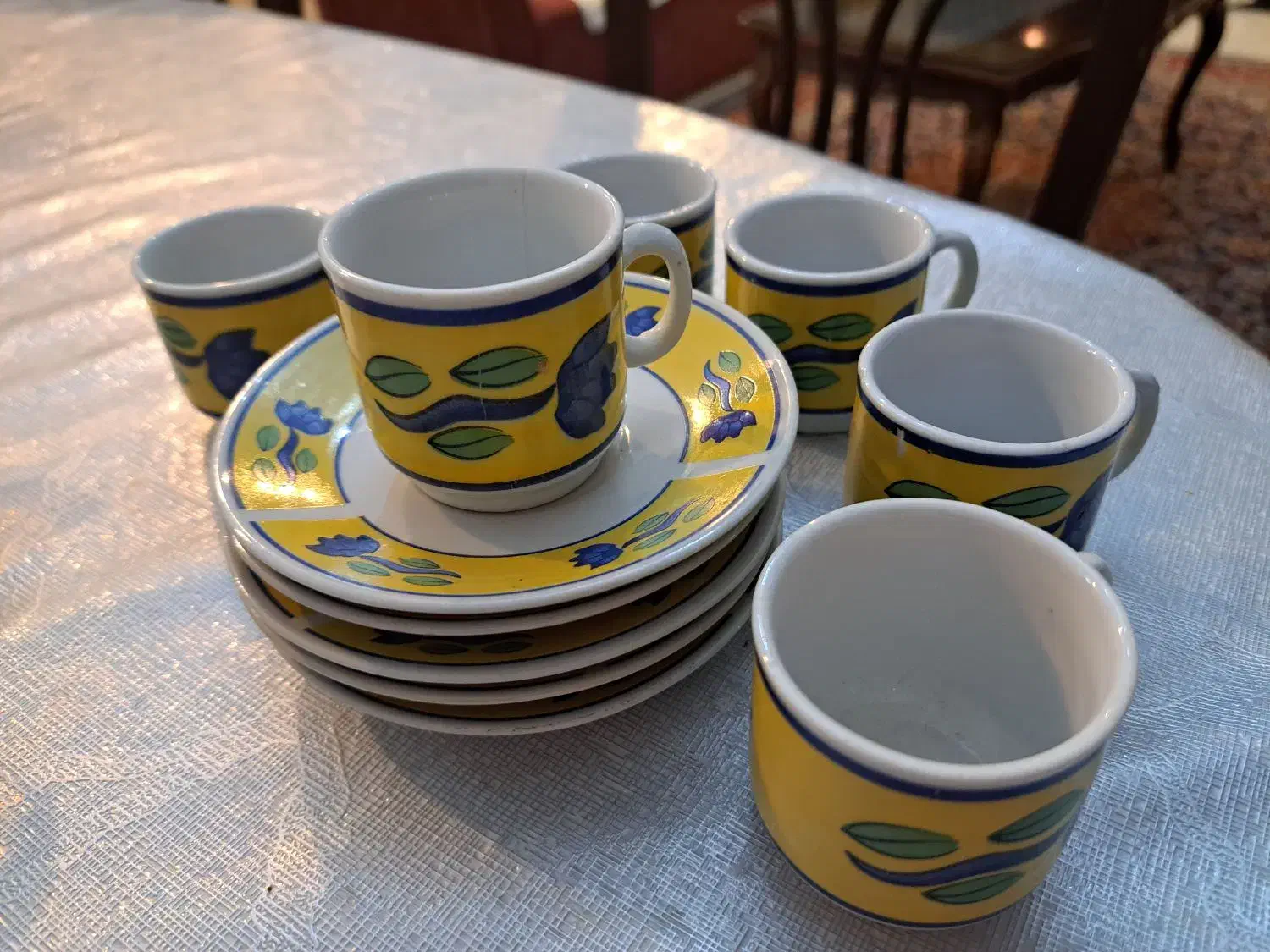 قهوه خوری سرامیکی چینی قدیمی|کلکسیون اشیاء عتیقه|رشت, ساغری سازان|دیوار