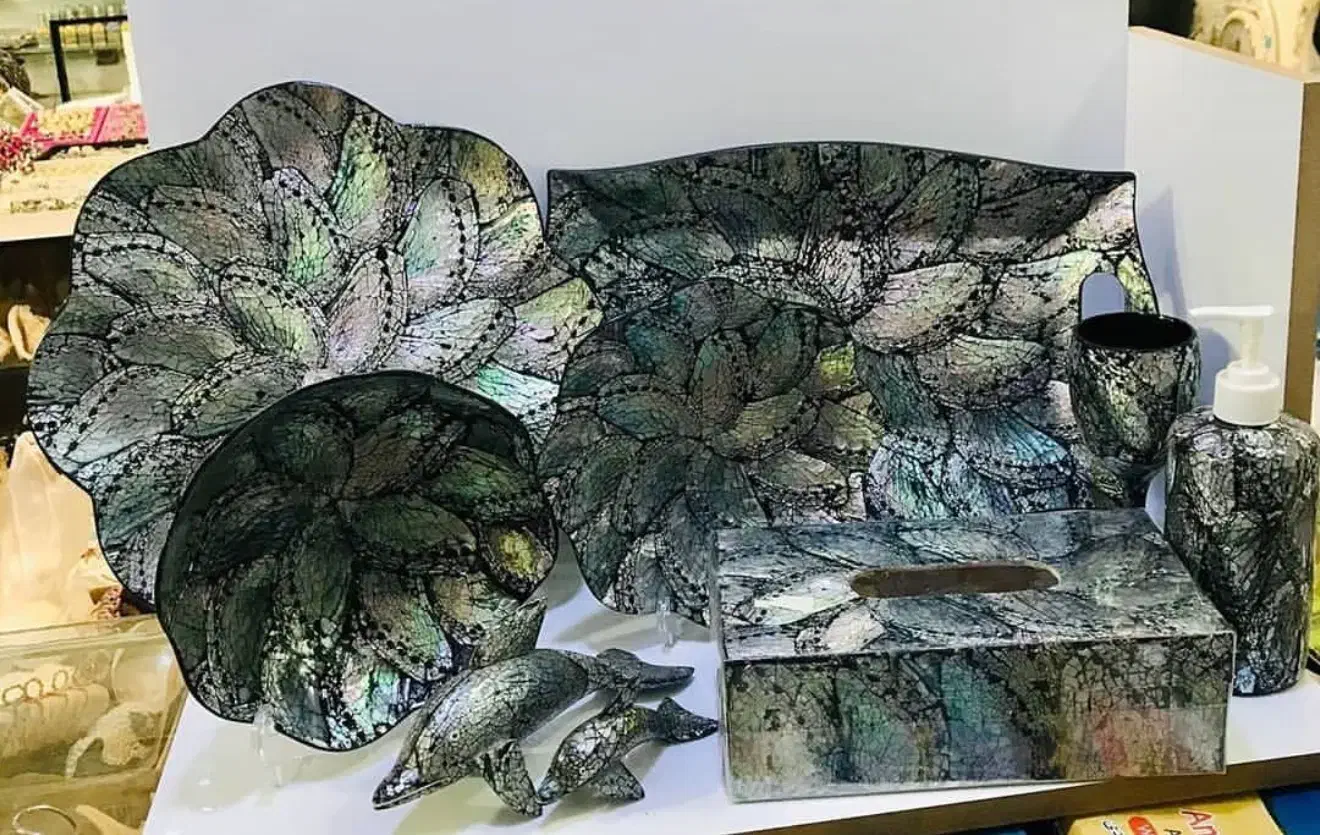 فروش انواع صدف و دکوری های صدفی|صنایع دستی و سایر لوازم تزئینی|قشم, |دیوار