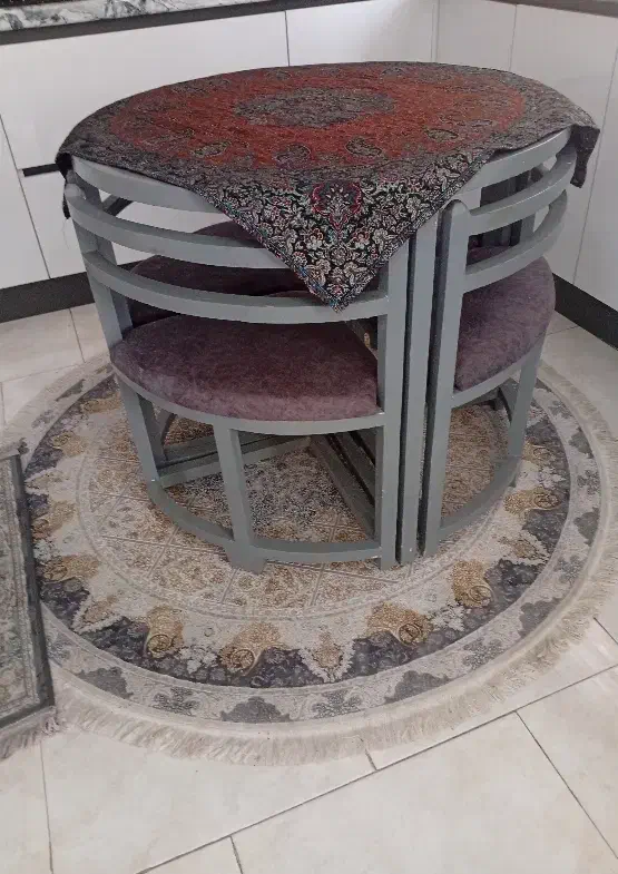 میز نهارخوری|میز و صندلی غذاخوری|بهارستان, |دیوار