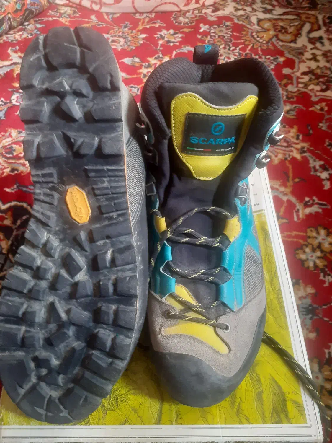 کفش اسکارپا ایتالیا|کوهنوردی و کمپینگ|ابریشم, |دیوار