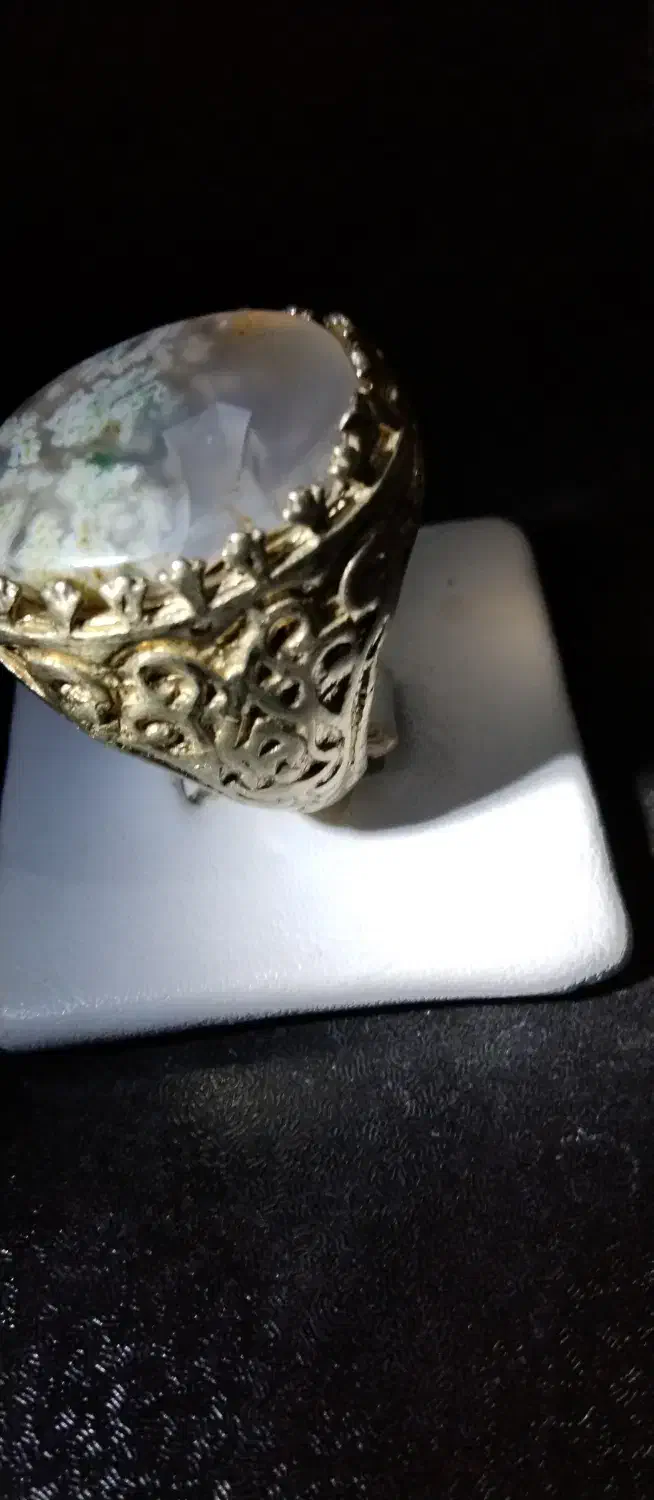 انگشتر نقره دست ساز کلکسیونی طلا پاش|جواهرات|شیراز, شاپورجان|دیوار