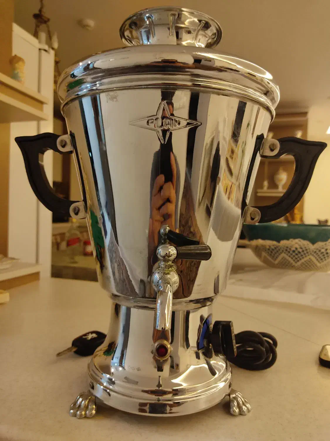 سماور برقی استیل|سماور، چای‌ساز، قهوه‌ساز|همدان, |دیوار