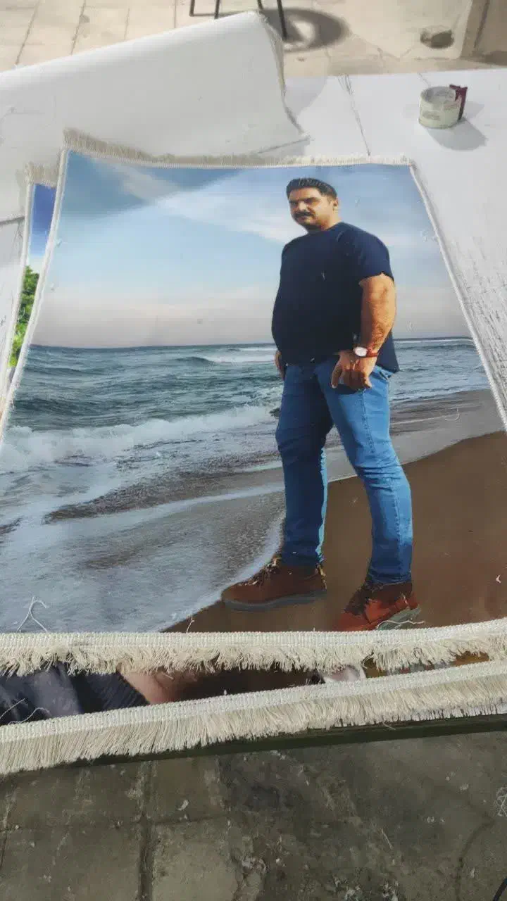 تابلو فرش تولد آبان ماهی ها|تابلو فرش|یزد, |دیوار