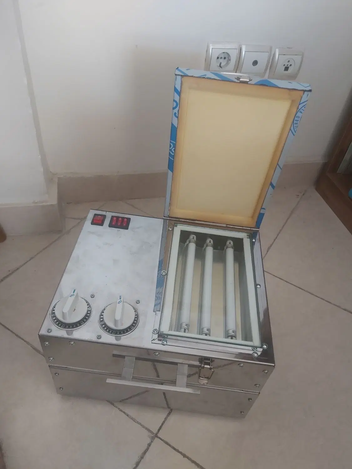 دستگاه مهرساز استیل سه لامپ اتوماتیک|ابزارآلات|کرمانشاه, |دیوار