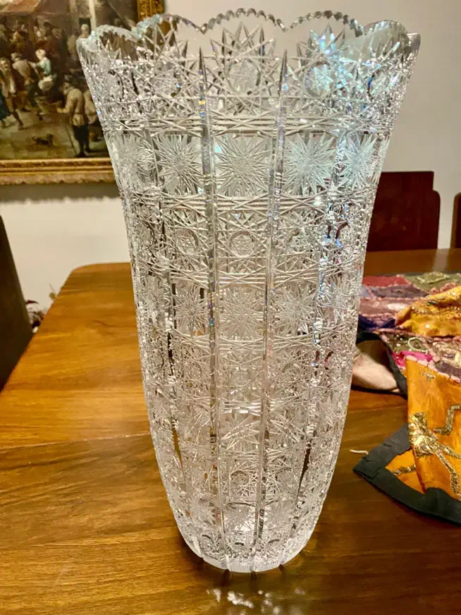 گلدان کریستال بوهمیا|صنایع دستی و سایر لوازم تزئینی|پردیس, فاز ۲|دیوار