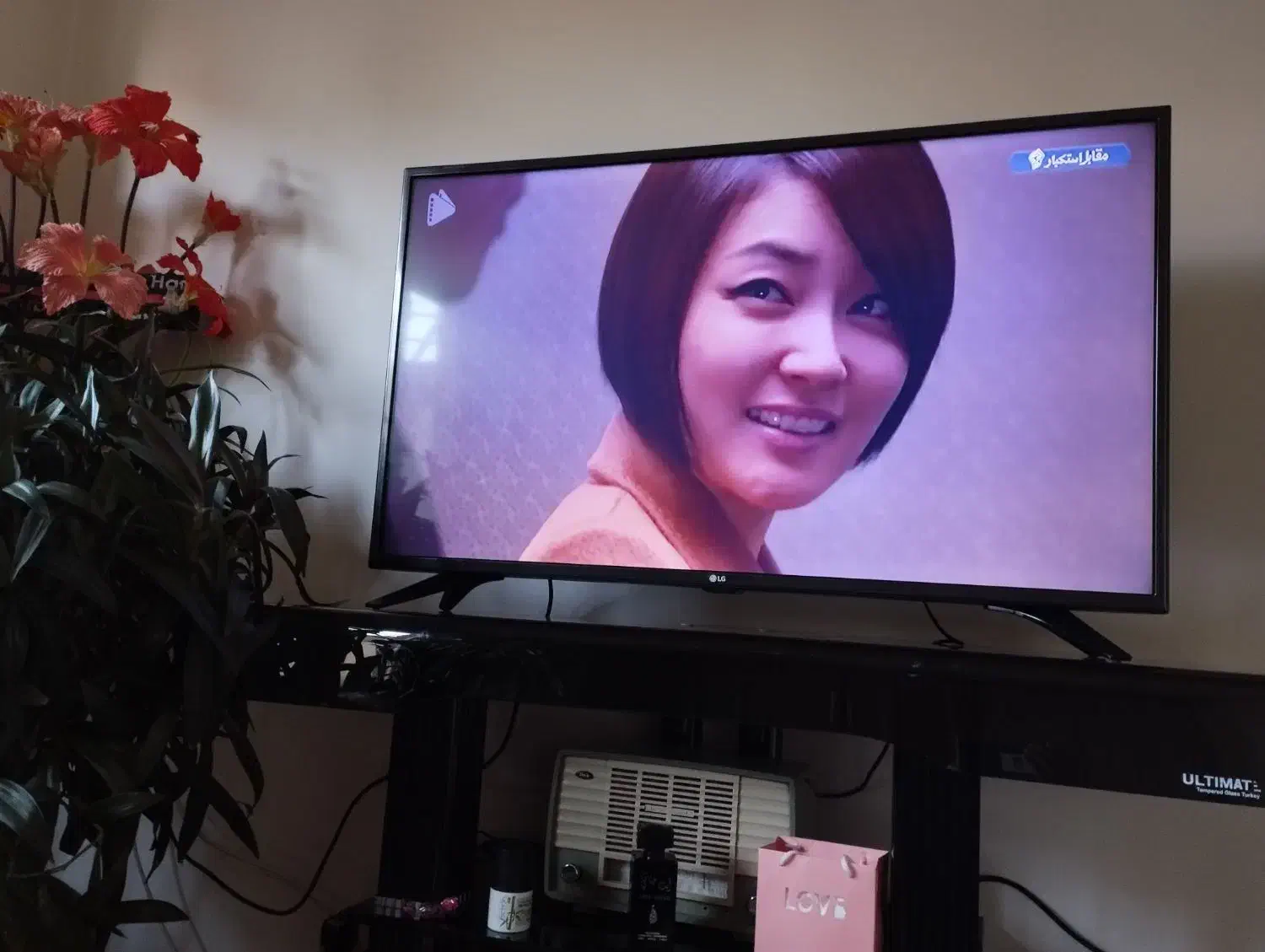 تلویزیون 43 اینچ LG اصل کره (پایه بغل)|تلویزیون و پروژکتور|تبریز, |دیوار
