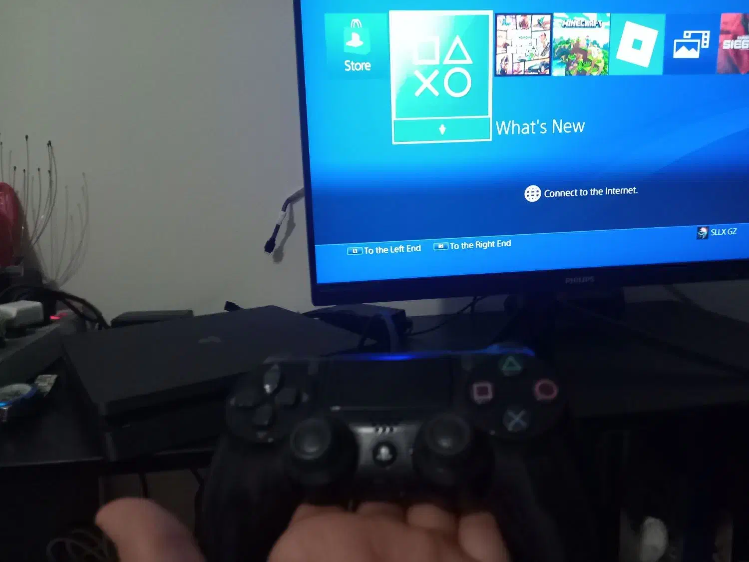 ps4 Slim 1TB پلی استیشن۴ سالم یک دسته سالم و تمیز|کنسول، بازی ویدئویی و آنلاین|تهران, علم و صنعت|دیوار