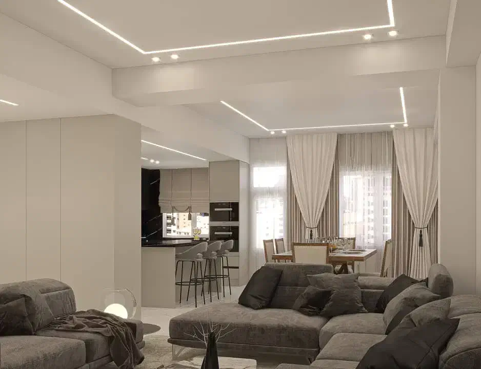 ۱۳۰ فول دیزاین سالن پرده خور ورزی شمالی|اجارهٔ آپارتمان|تهران, سازمان برنامه جنوبی|دیوار