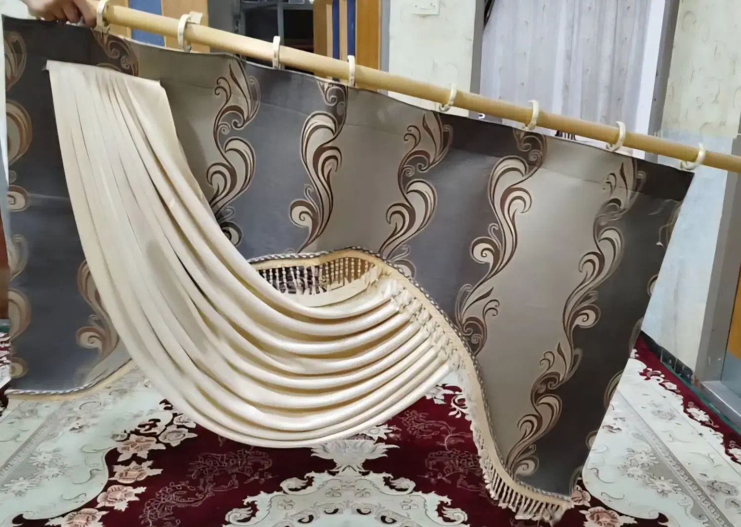 والان پرده|پرده، رانر، رومیزی|نجفآباد, یزدانشهر|دیوار