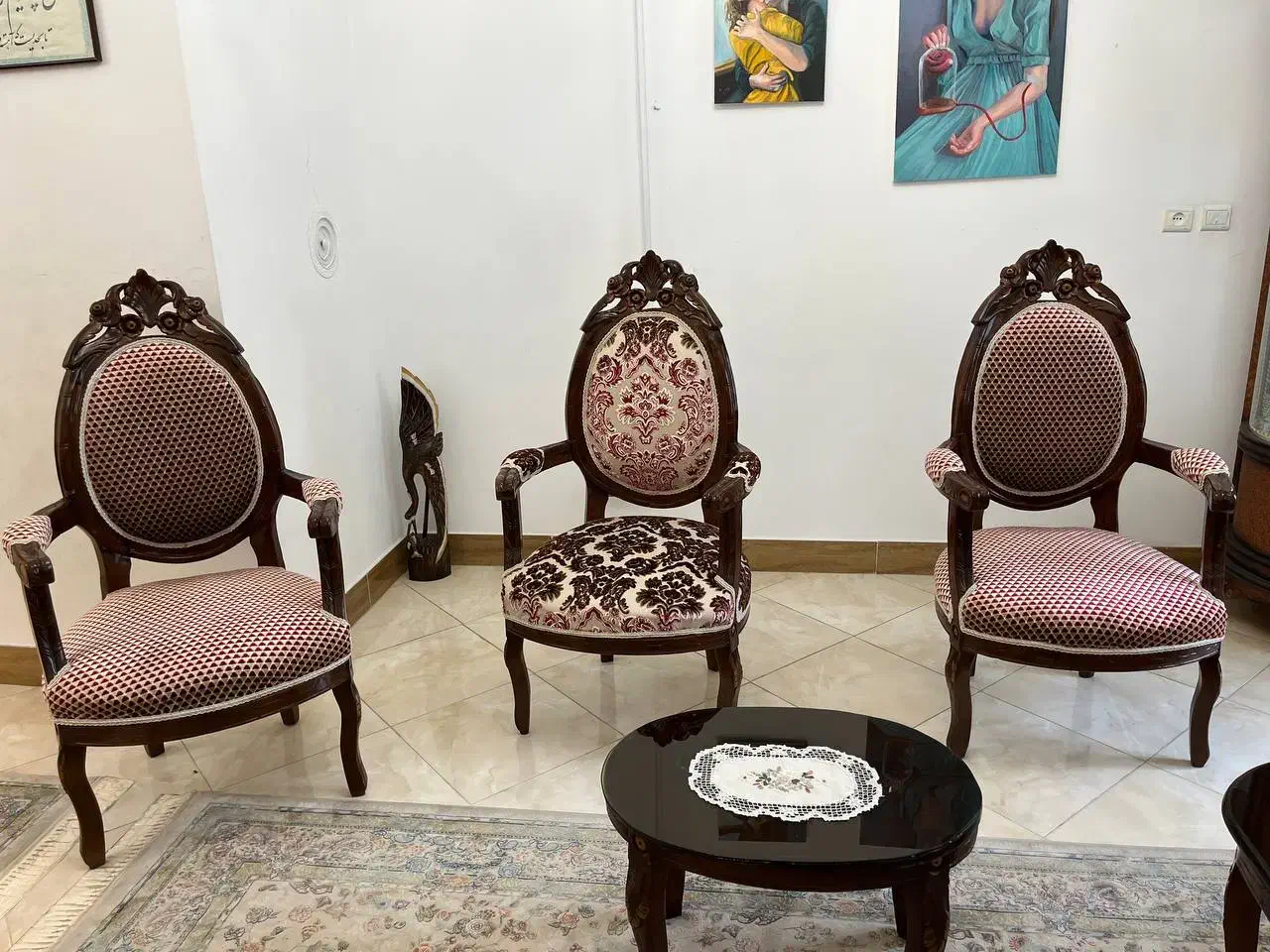 فروش مبل سلطنتی ۹ نفره|مبلمان خانگی و میز عسلی|ساری, |دیوار