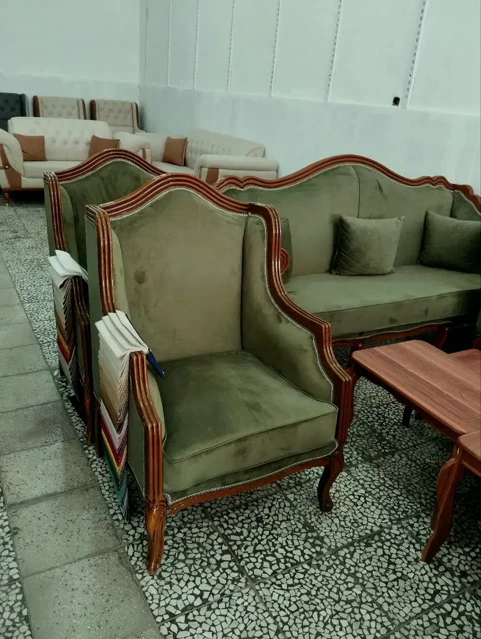 مبلمان هفت نفره کلاسیک|مبلمان خانگی و میز عسلی|نورآباد, |دیوار