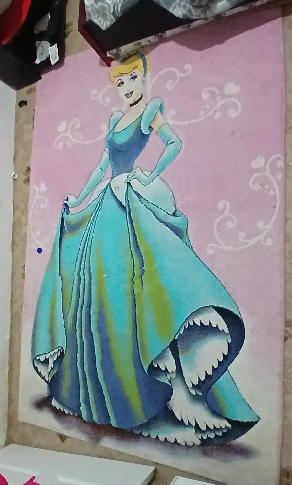 تابلو فرش و فرش کودک سیندلا|فرش|تبریز, |دیوار