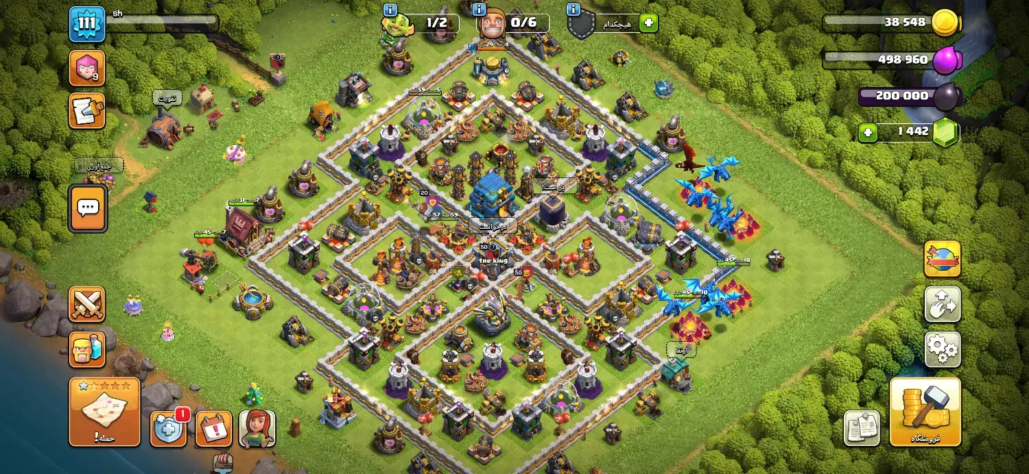 اکانت کلش اف کلنز|کنسول، بازی ویدئویی و آنلاین|اصفهان, ملکشهر|دیوار