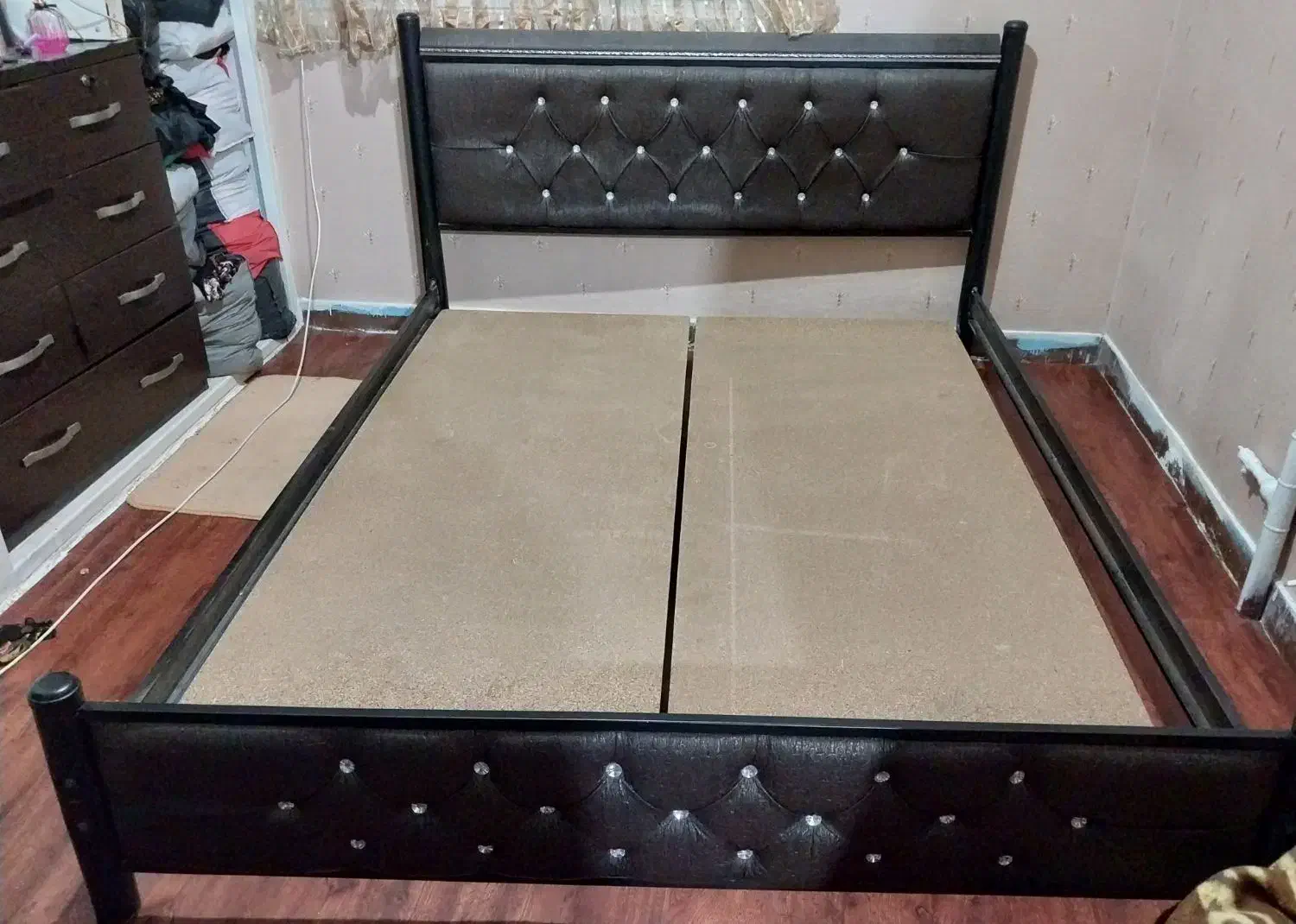 تختخواب دونفره با دو تخته نوپان نو|تخت و سرویس خواب|تهران, بریانک|دیوار