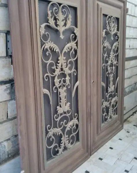 درب آهنی|مصالح و تجهیزات ساختمان|قم, شاه سید علی|دیوار