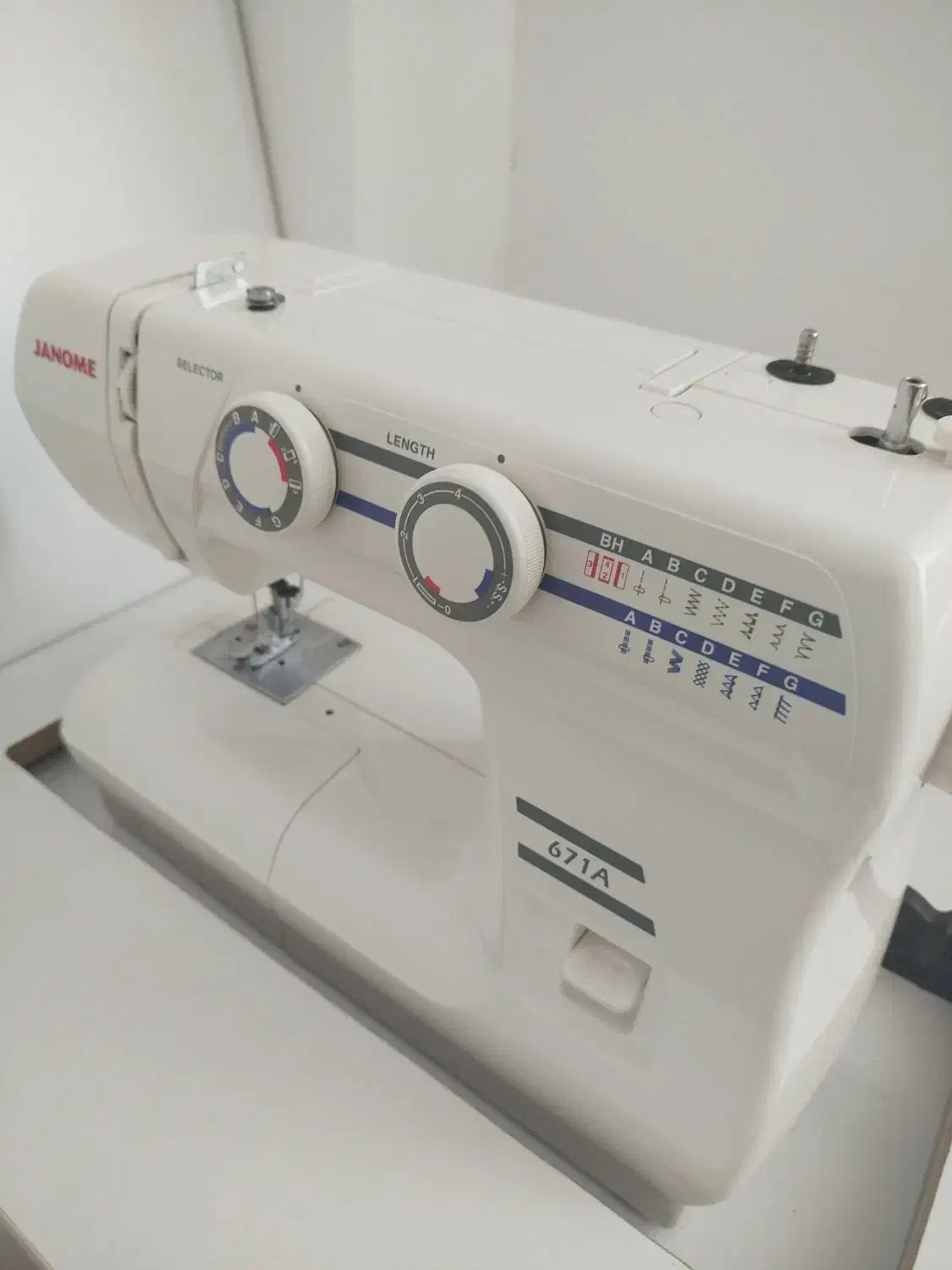 چرخ خیاطی و گلدوزی ژانومه 671A (نو، آکبند)|چرخ خیاطی و ریسندگی|رشت, صفاری|دیوار