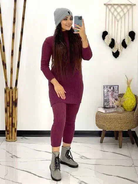 ست بافت پاییزه زنانه|لباس|اندیشه, شهرک صدف|دیوار