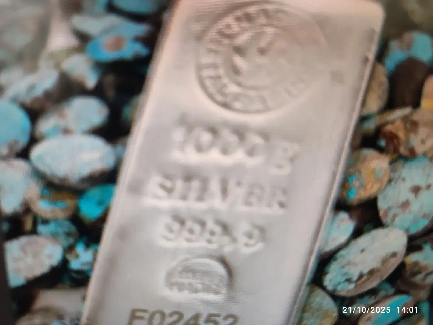 دو عدد شمش نقره ندیر ترکیه|جواهرات|قم, پردیسان|دیوار