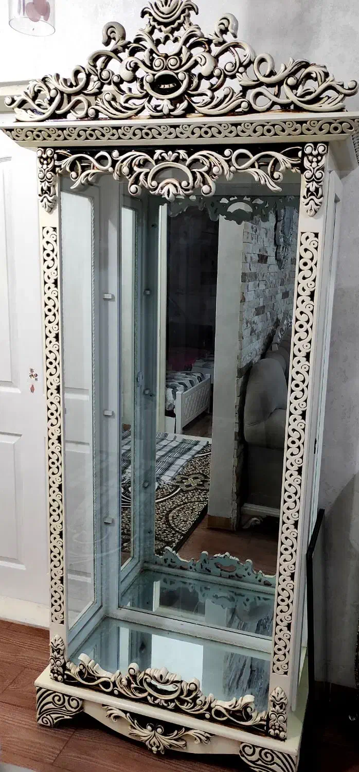 بوفه چوبی شیک ونوع|بوفه، ویترین، کنسول|ارومیه, |دیوار