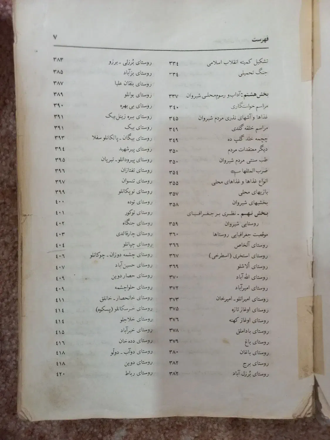 کتاب تاریخی|کتاب و مجله تاریخی|شیروان (خراسان), |دیوار