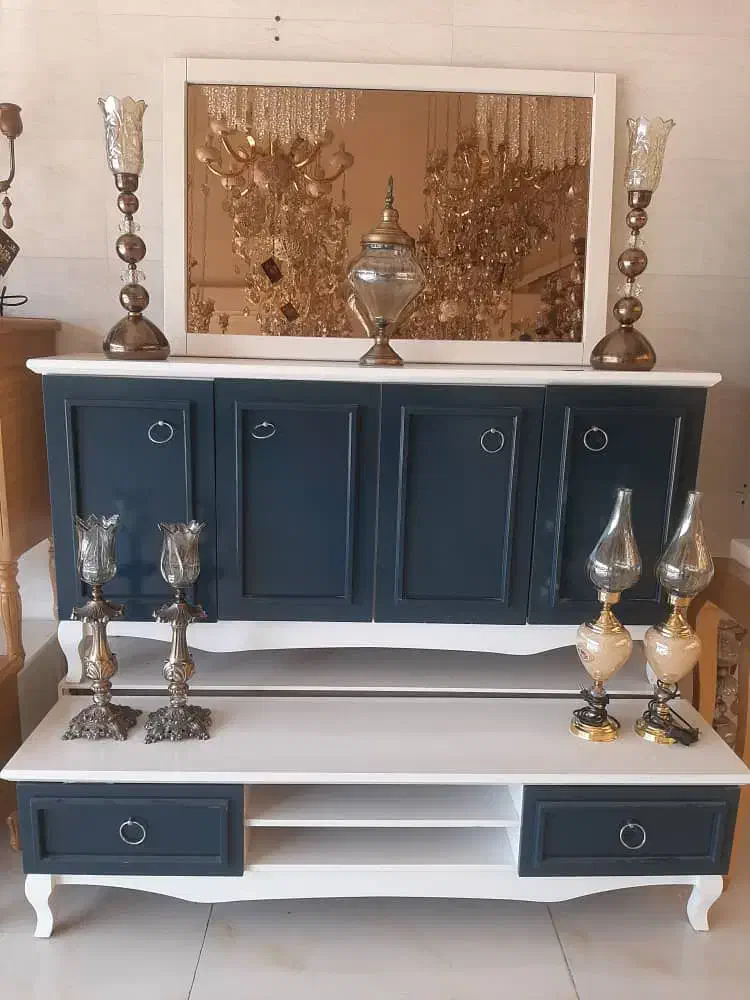 نصف قیمت آیینه کنسول و میز تی وی|بوفه، ویترین، کنسول|کرمانشاه, |دیوار