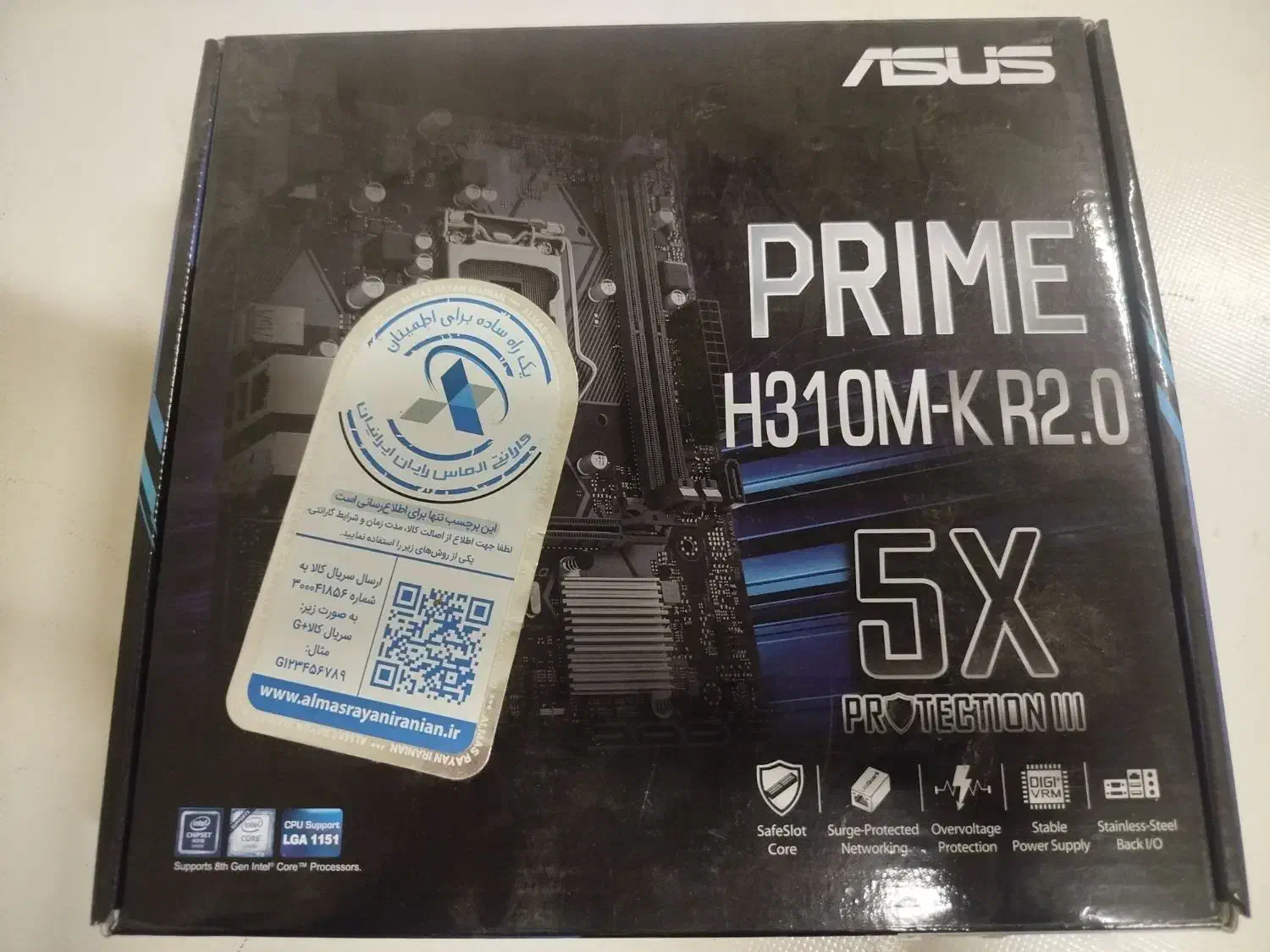 مادربورد پرایم ایسوس H310M|قطعات و لوازم جانبی رایانه|کرمانشاه, |دیوار