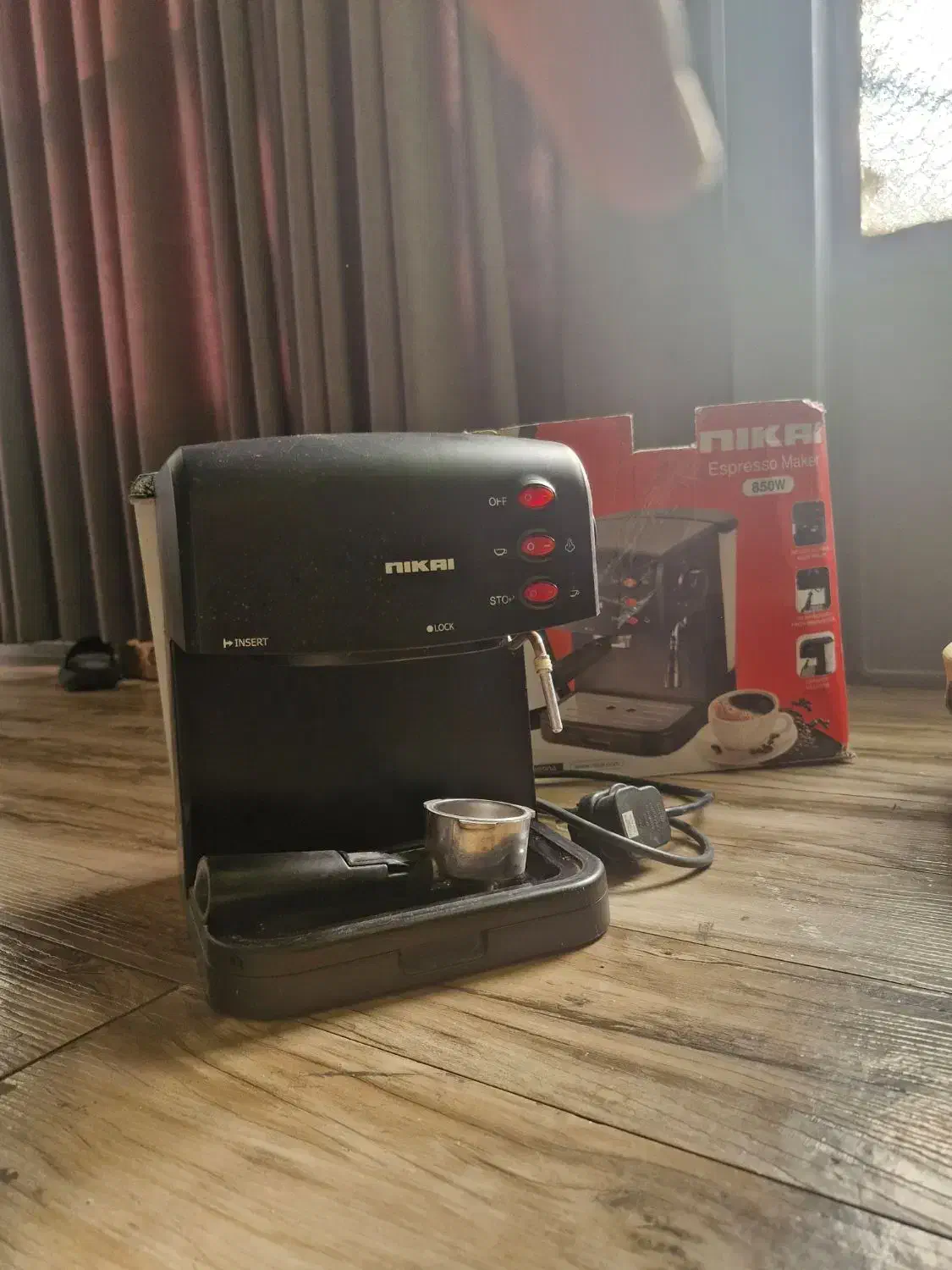اسپرسو ساز خانگی نیکایی همراه با جعبه|سماور، چای‌ساز، قهوه‌ساز|تهران, هاشمی|دیوار