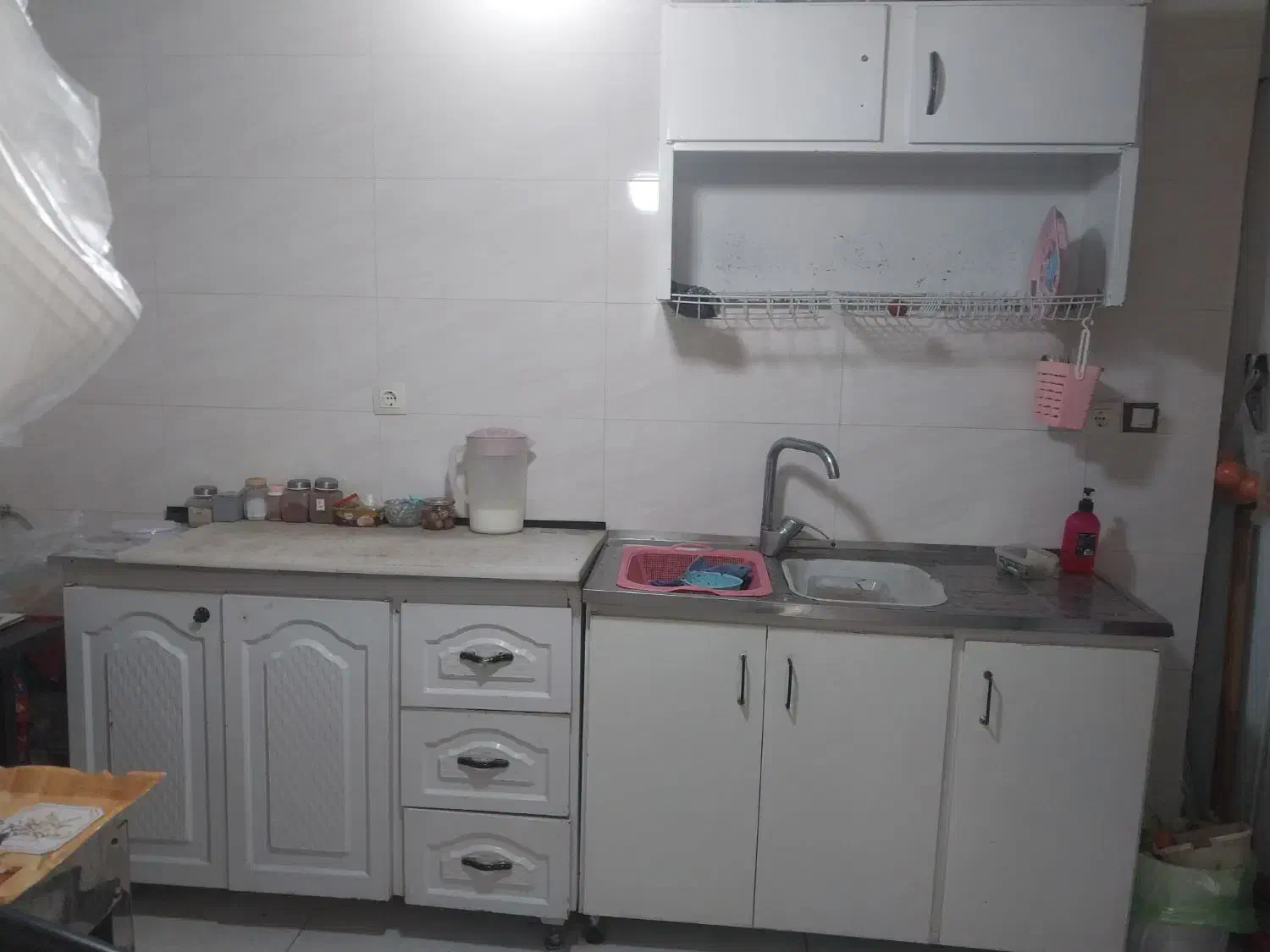 کابینت|آب‌چکان و نظم‌دهنده ظروف|خورش رستم, |دیوار