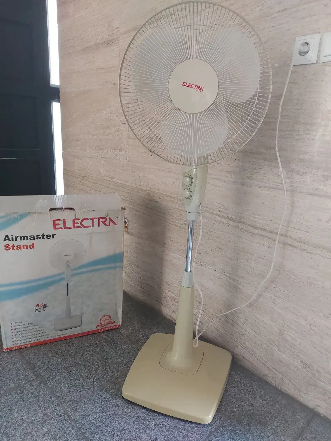 پنکه ایستاده ELECTRA|پنکه و تصفیه‌کنندهٔ هوا|قم, انسجام|دیوار