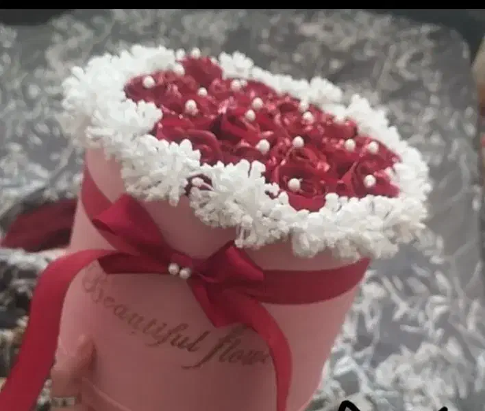 انواع گل روبانی باکس و نوزادی و تولد|گل مصنوعی|خرمآباد, |دیوار