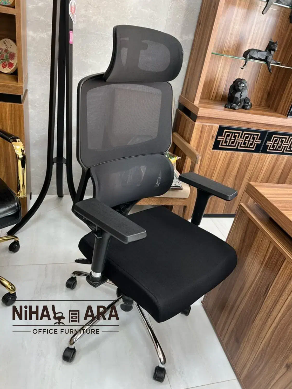 صندلی مدیریت پارچه تنفسی میز صندلی اداری توری|دفتر کار|چهاردانگه (تهران), |دیوار