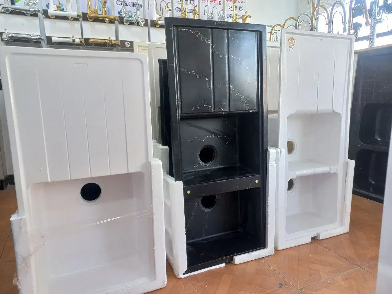 سینک استیل و گرانیتی ، گاز شیشه واستیل، روشویی|لوازم سرویس بهداشتی|بوکان, |دیوار