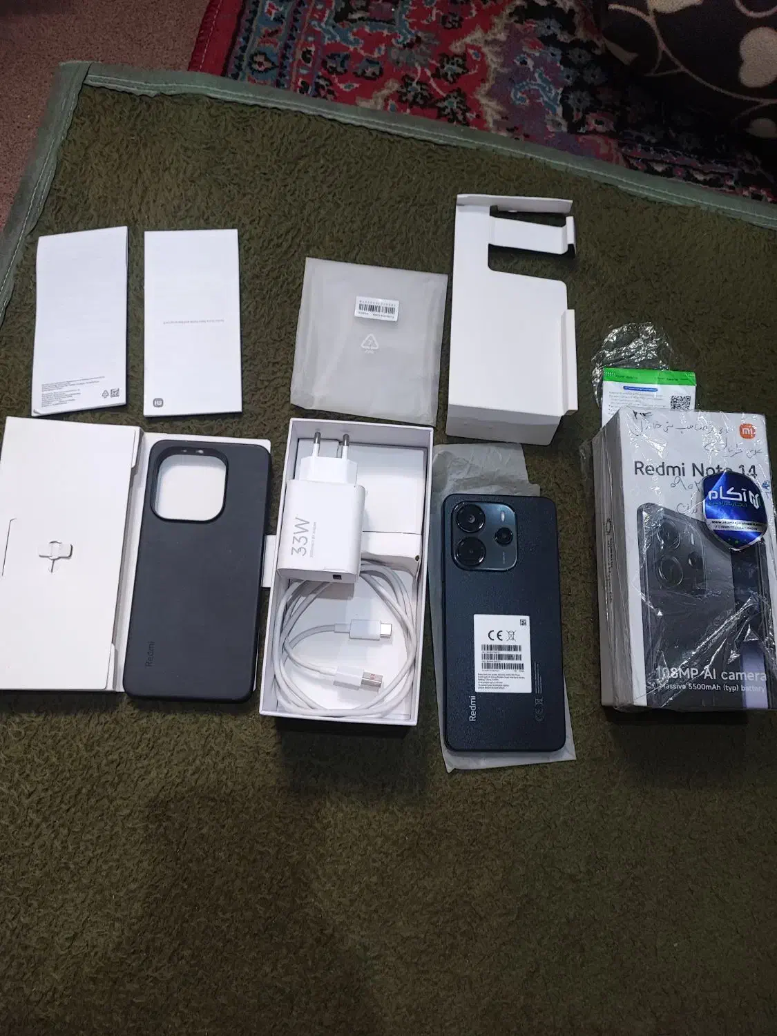 شیائومی ردمی نوت ۱۴ فقط ۱۵ روز خریده شده|موبایل|شوشتر, |دیوار