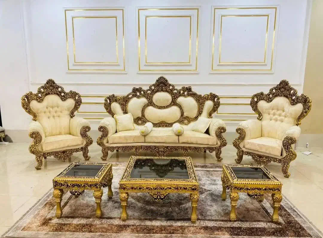 مبل سلطنتی چوب راش|مبلمان خانگی و میز عسلی|یاسوج, |دیوار