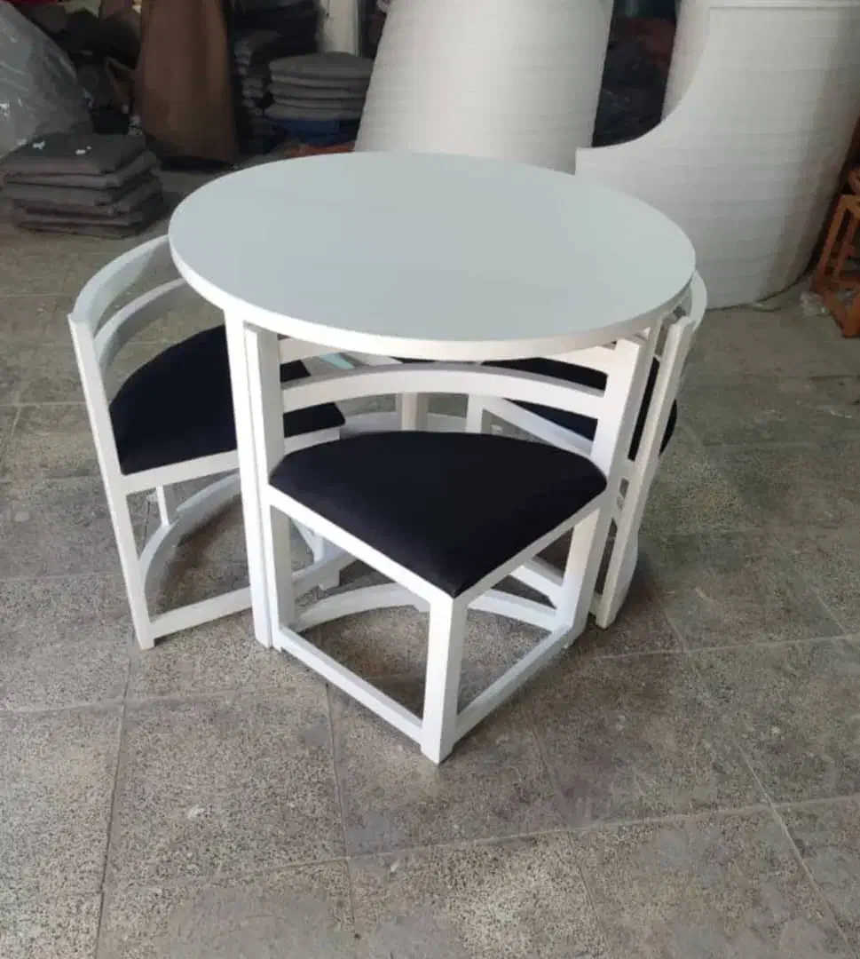 میز ناهارخوری کمجا گرد طرح ترنج|میز و صندلی غذاخوری|چهاردانگه (تهران), |دیوار