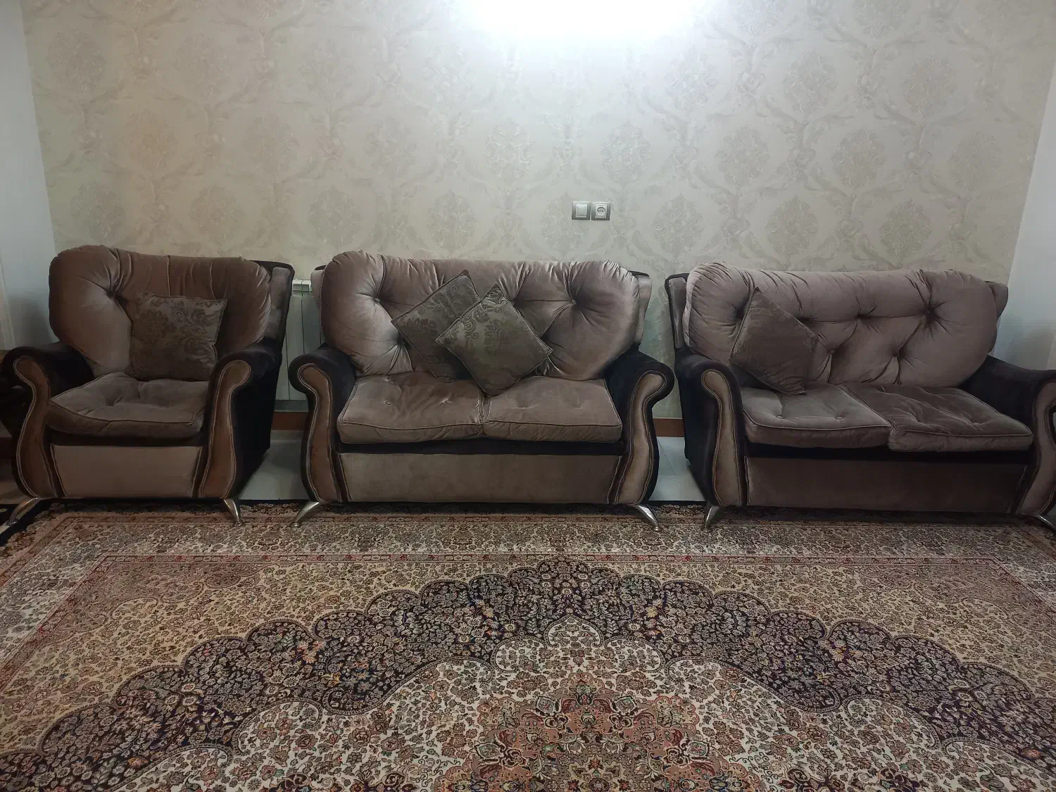 مبل راحتی ۸ نفره|مبلمان خانگی و میز عسلی|بابل, |دیوار