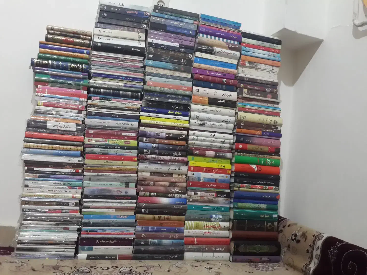 کتابخانه *متنوع*|کتابخانه، شلف، قفسه‌های دیواری|کرمانشاه, |دیوار