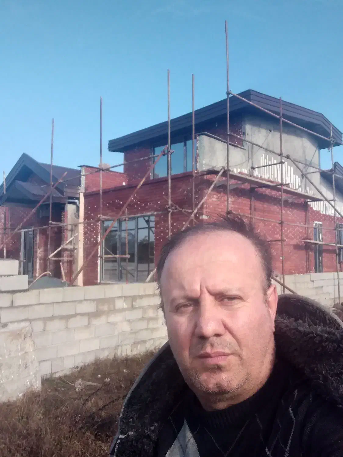 ۹۰مترآجر نما اجرا شده جهت بندکشی  ۹۰مترمربع تالش|خدمات پیشه و مهارت|تالش, طولارود|دیوار