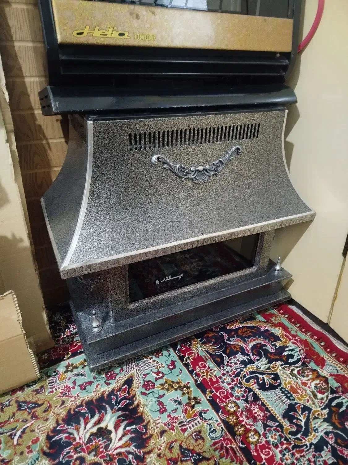 بخاری گازی شومینه ای|بخاری، هیتر، شومینه|میانه, |دیوار