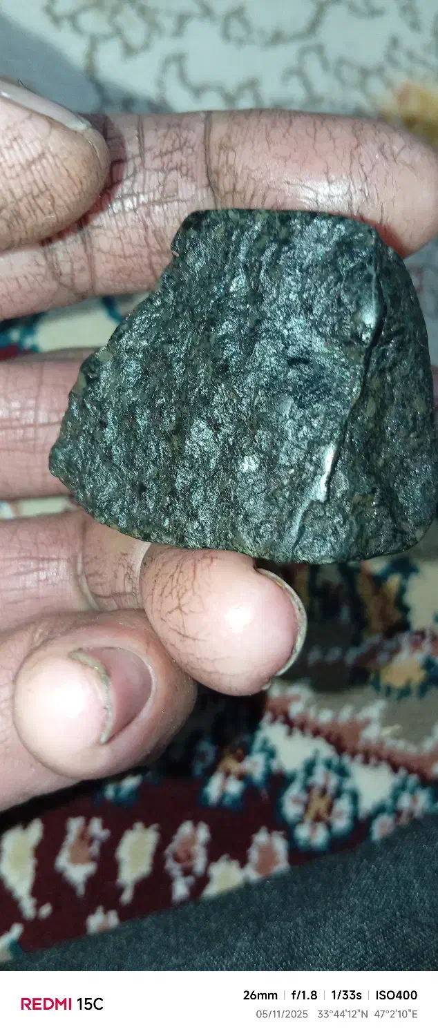 شهابسنگ سنگی آهنی کربنادو|جواهرات|ایلام, |دیوار