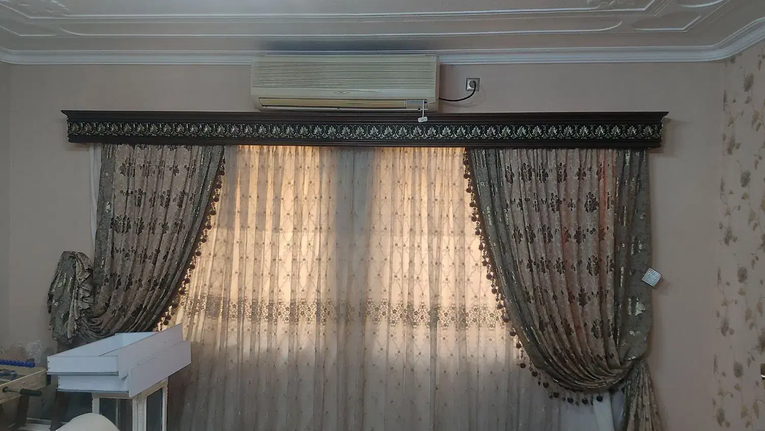 پرده کتیبه دار|پرده، رانر، رومیزی|بوشهر, |دیوار