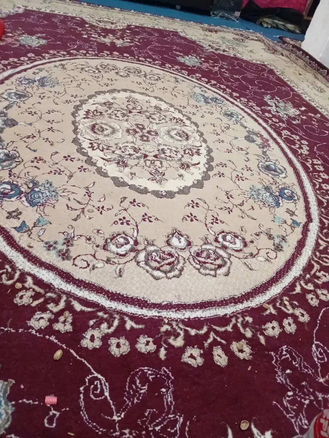 یک جفت فرش ماشینی زمینه لاکی|فرش|قهدریجان, |دیوار