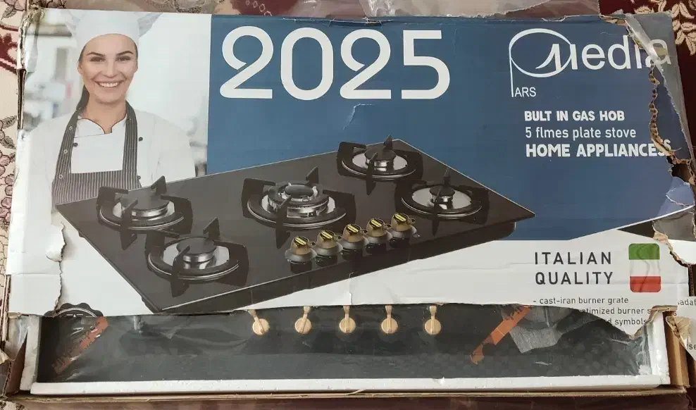 اجاق گاز صفحه ای پارس مدیا 2025 بدون ترموکوپل|اجاق گاز و لوازم برقی پخت‌وپز|الوند, |دیوار