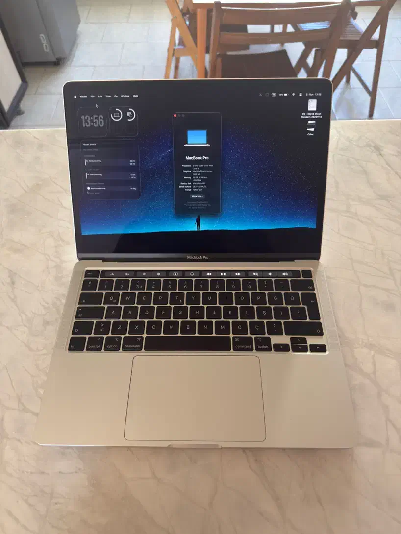 مک بوک پرو ۲۰۲۰، رم ۱۶، حافظه ۵۱۲، core i5 10th|رایانه همراه|ارومیه, |دیوار